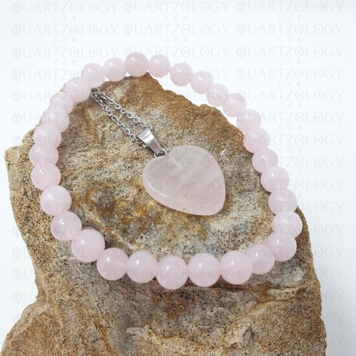 Natural Quartz Gift Set Necklace Stone Bracelet Earrings Ring Custom Adjustable - Picture 19 of 53