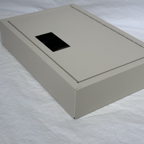 Locking Key Cabinet for 32 Keys Wall Mount Metal Storage 4 Wheel Combo Uline - Picture 18 of 21