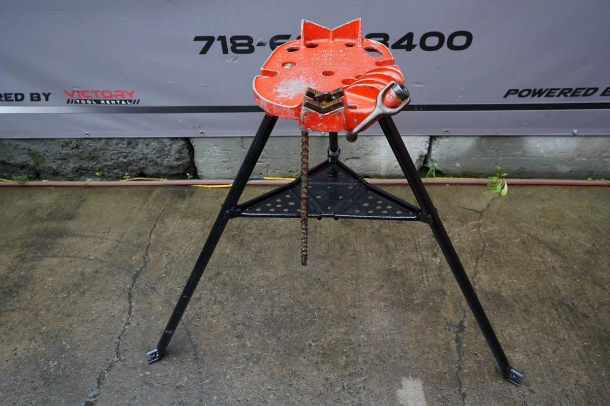 Ridgid tripod pipe vise deals
