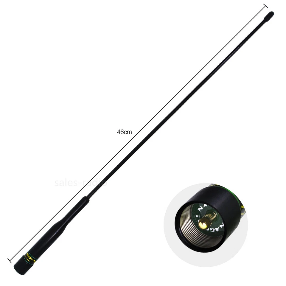 Nagoya NL-R3 VHF/UHF Antennas + Mobile Car Magnetic 5m (16.4 ft) RG58 Coax Cable - Image 4 of 4