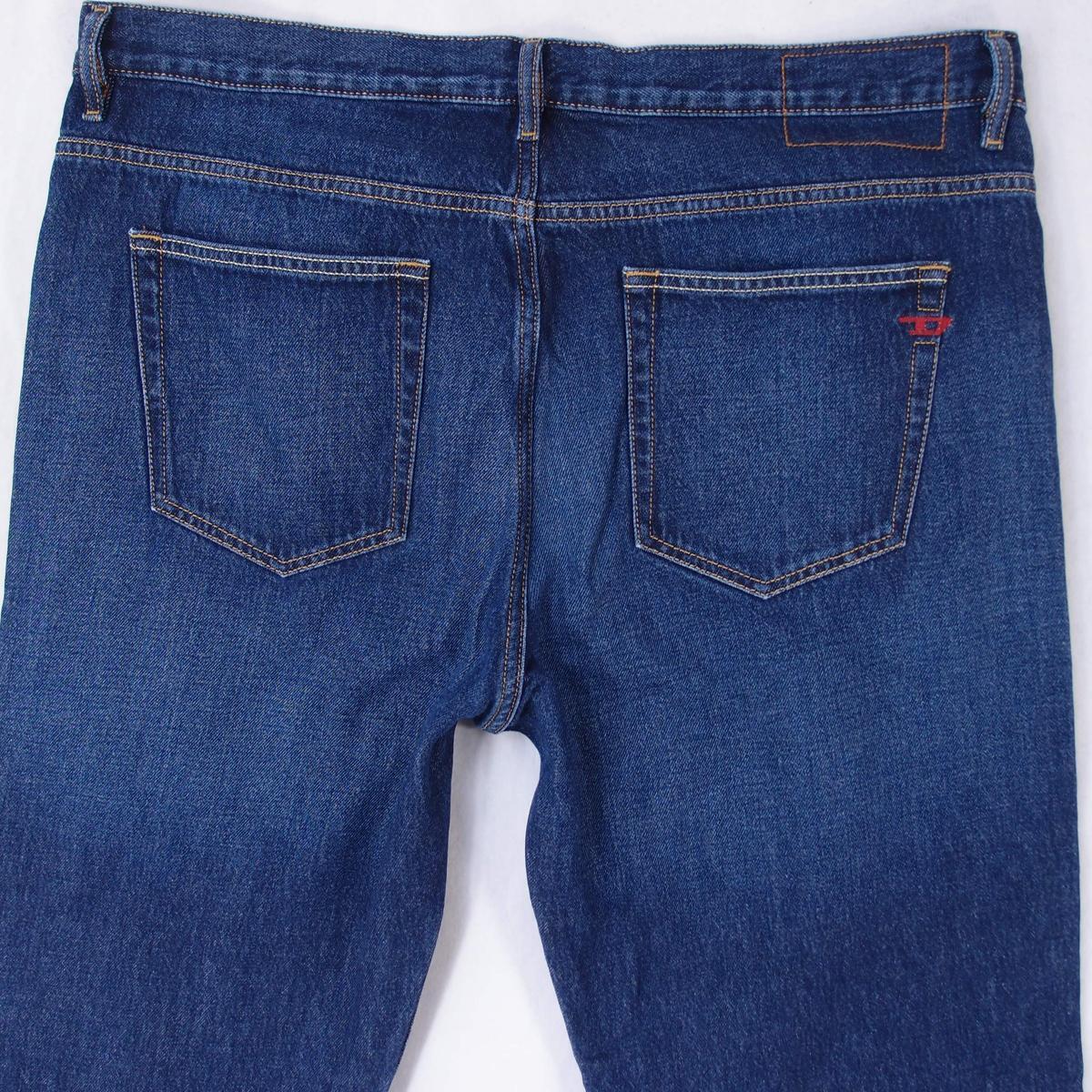 Mens Diesel 2020 D-VIKER 09C03 Straight Blue Jeans W38 L32