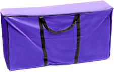 Hay Bale Storage Bag, 420D Waterproof Collapsible Tote with Zipper for Livestock