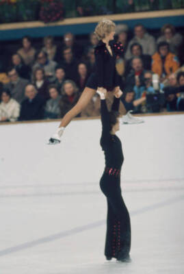 Kerstin Stolfig Veit Kempe Pairs ice skating event at the Oly- 1976 Old Photo 1