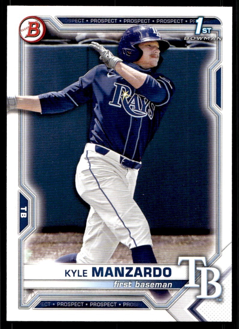 2021 Bowman Draft Kyle Manzardo G127 Tampa Bay Rays #BD-191