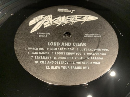 THE ABUSED Loud And Clear LP Vinyl SEALED-The Psychos Agnostic Front NYC Mayhem - Picture 10 of 11
