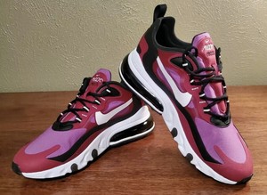 Nike Air Max 270 React Sneakers Purple Red Ci39 600 Airmax Women S Size 7 Ebay