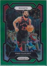 23/24 Panini Prizm Fred VanVleet GREEN PRIZM #97 Rockets