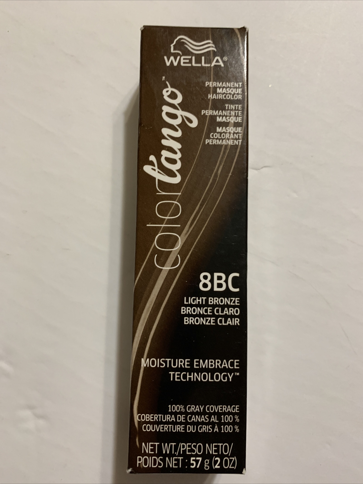 Wella Color Tango 8BC LIGHT BRONZE Permanent Masque Haircolor Gray