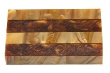 Classic Gold Acrylic Pen Blank 3/4"x3/4"x5" BTWPBM1231 1pc