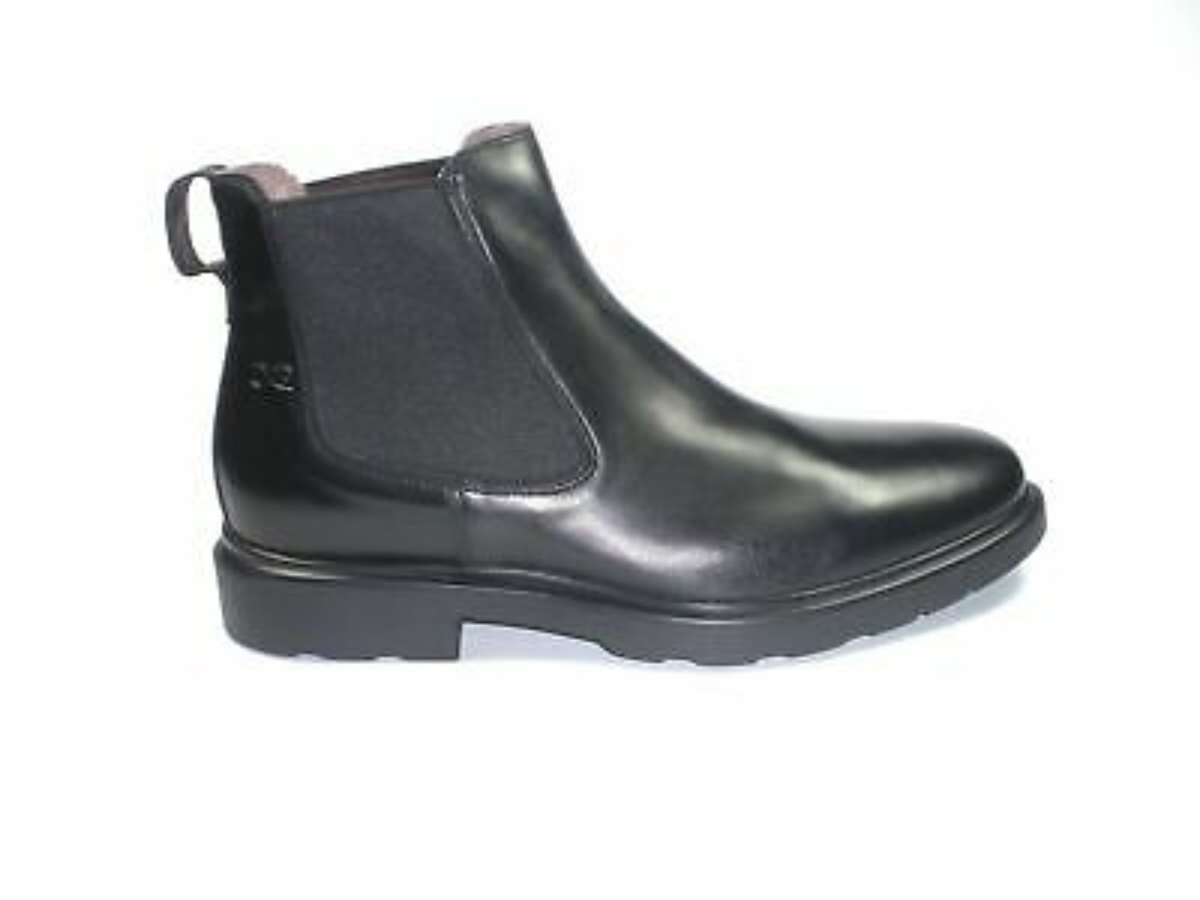 Scarpa Nero Giardini A901152u STIVALETTO CASUAL BIKER UOMO - Main Image