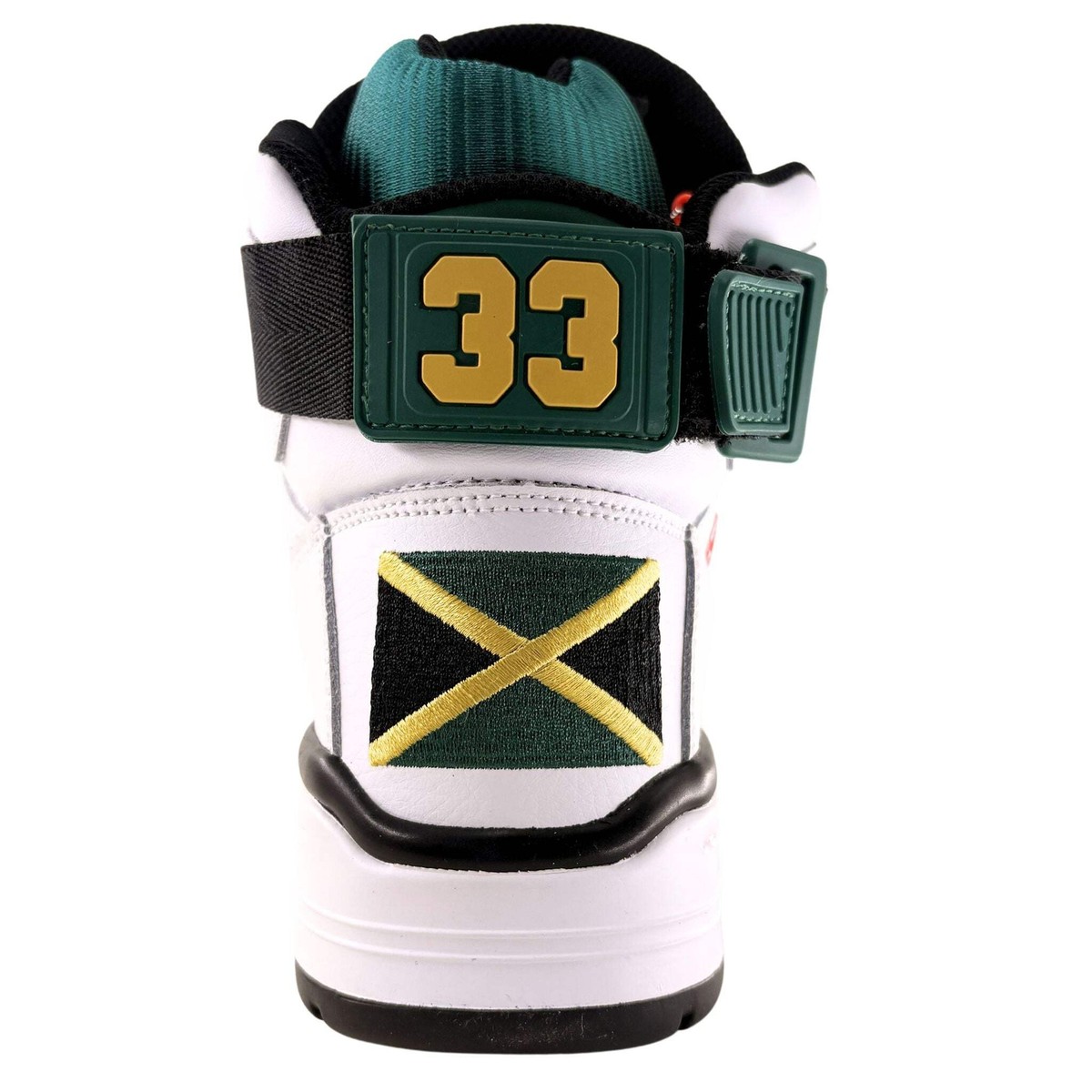 New Ewing 33 Hi OG White/Jamaica 33 HI OG White/White – Ewing Athletics main image 2