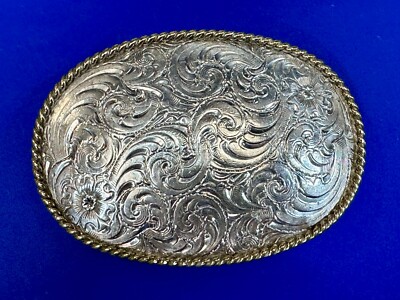 Western Ornate Flower Swirl Floral Theme Award Design Medals  display picture 1