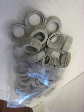 Arlington 440 Plastic Insulating Bushing LOT OF 50 Size 1/2" Light Grey
