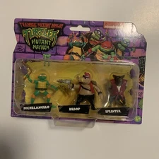 TMNT Mutant Mayhem 3-pack Mikey Bebop Splinter (2023) 3 inch figures
