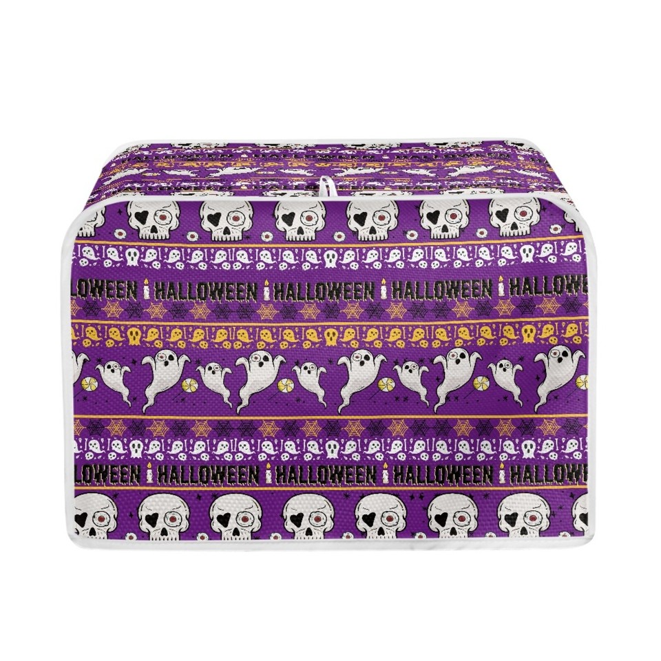 Halloween Home Decoration Toaster Dust Cover 2/4 Slice Pop Eyes Toaster