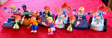 Burger King BK Kids Club, 1990 Transporters, 10 Figures  6 Vehicles, Near Mint 