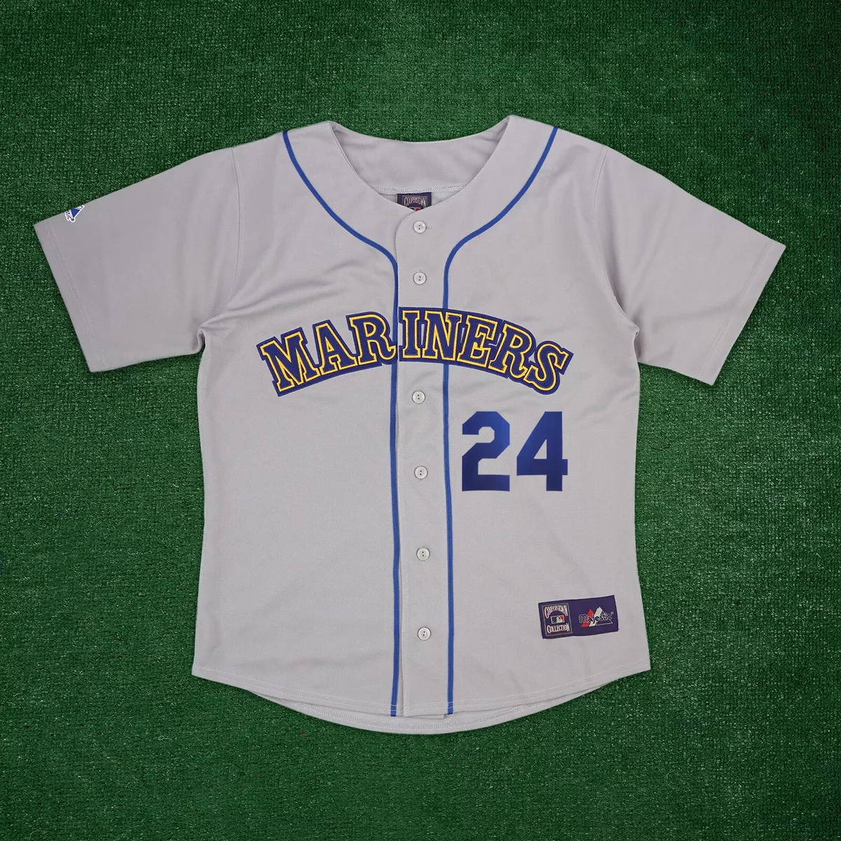 Ken Griffey Jr. 1989 Seattle Mariners Cooperstown Men's Grey Road Jersey