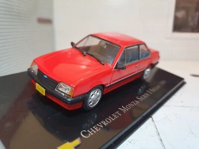 1:43 Scale Model Opel Monza SR Vauxhall Cavalier Mk2 Chevrolet A2 Red 1986 IXO