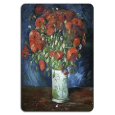 Vibrant Poppies: Timeless Beauty on Metal