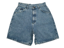 Lee 375-5791 Women's Classic Stone Relaxed Fit Denim Shorts Size 12L Vintage USA