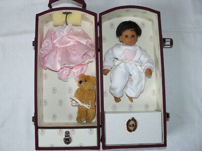 Reva Schick 8'' Miniatur Puppe Baby&Me Reisekoffer Lee Middleton Künstlerpuppe