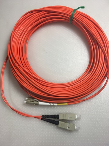 Tii Technologies K2Z2R2-LCSC020MC MM62.5 Duplex 2mm Riser LC/SC Fiber Jumper - Picture 2 of 5