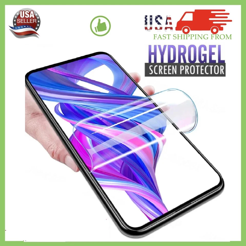 LOT Hydrogel Screen Protector Tempered Glass For iPhone 17 16 15 14 13 12 11 XR - Image 2 of 4
