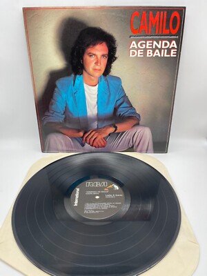 Camilo Sesto Agenda De Baile LP 1986 Ariola IL8-6100 12'' Vinyl Latin Bolero LP