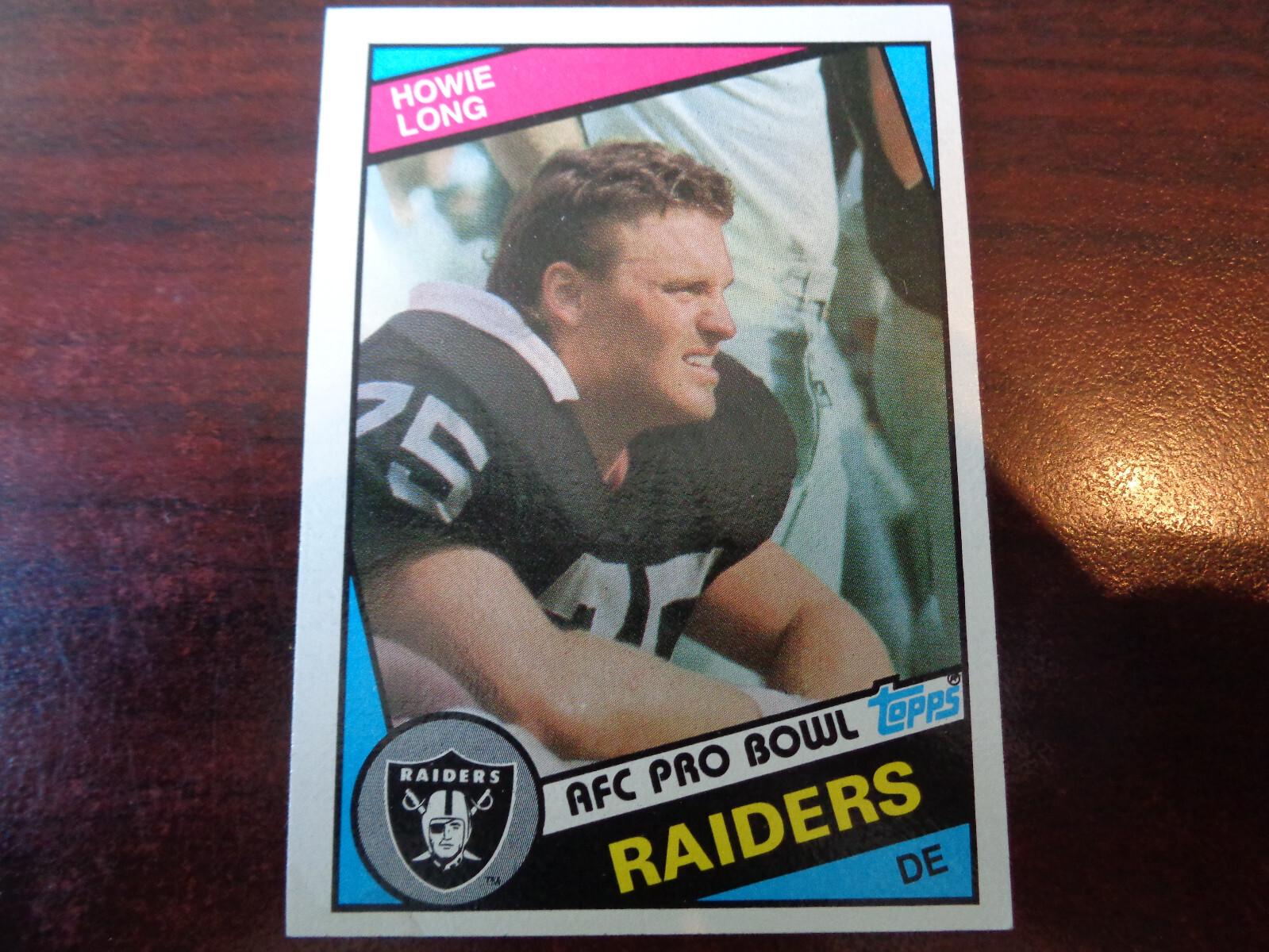 1984 Topps Howie Long #111 ROOKIE CARD-Raiders