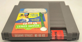Sesame Street 123 (Nintendo Entertainment System, 1989) NES Pre Owned Video Game