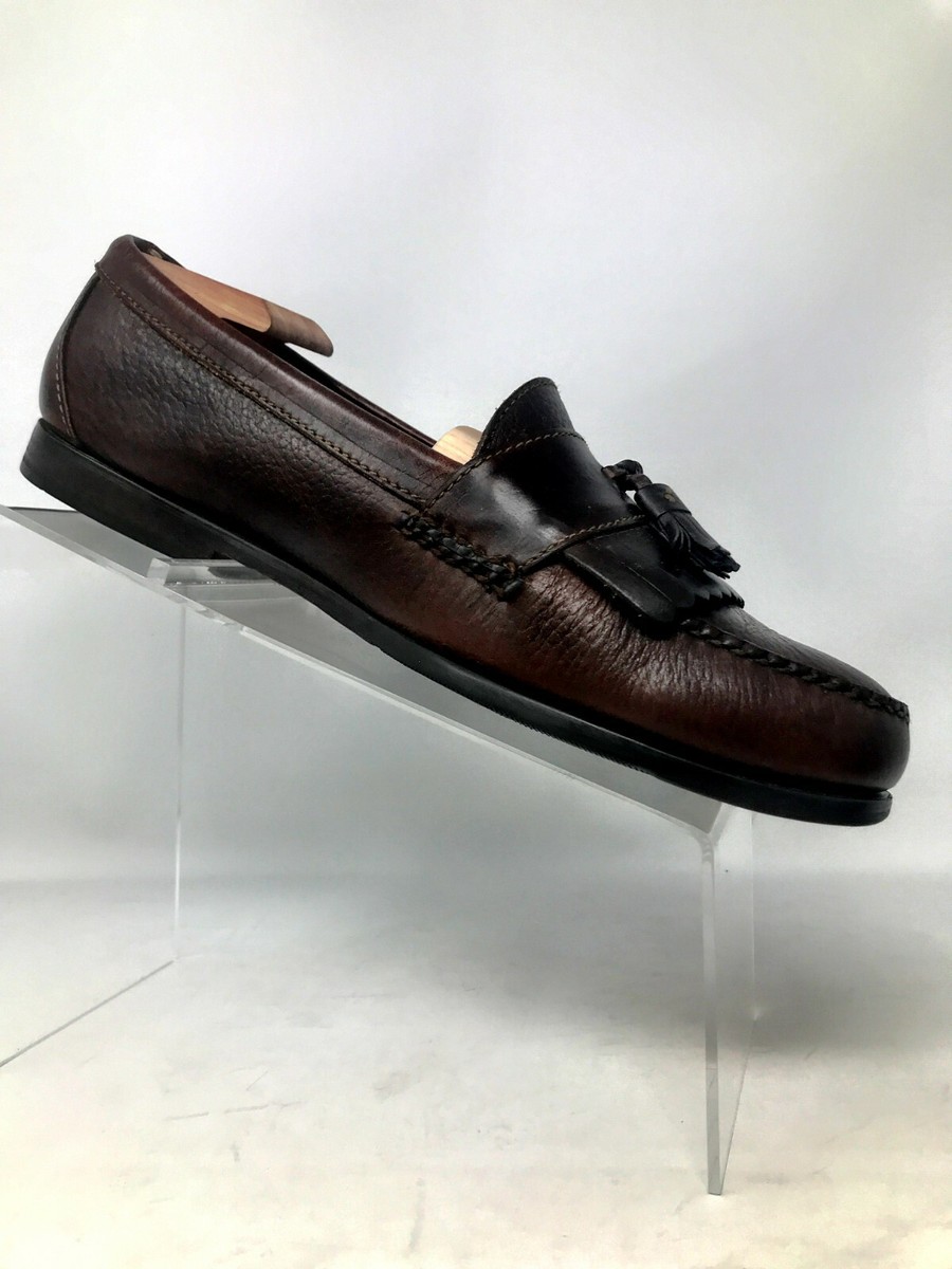 Mens Cole Haan Country 2-Tone‎ Leather Kilt Tassel Loafers Shoes Size 11.5 C GUC Mens Cole Haan Country 2-Tone Leather Kilt Tassel Loafers  main image 2