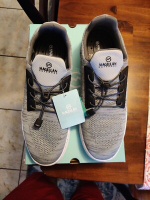 Magellan Outdoor Men's Tidewater Shoes Grey Black