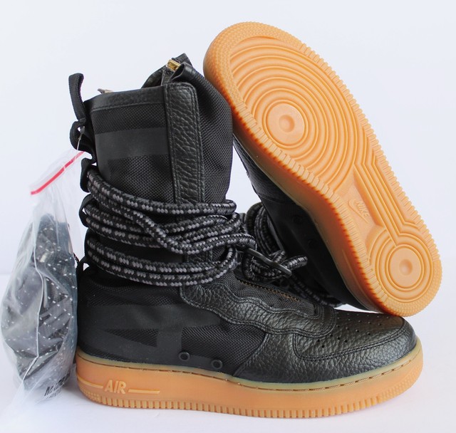 Nike Air Force 1 Sf Af1 Hi Special Field Black Gum Sz 8 5 Aa1128