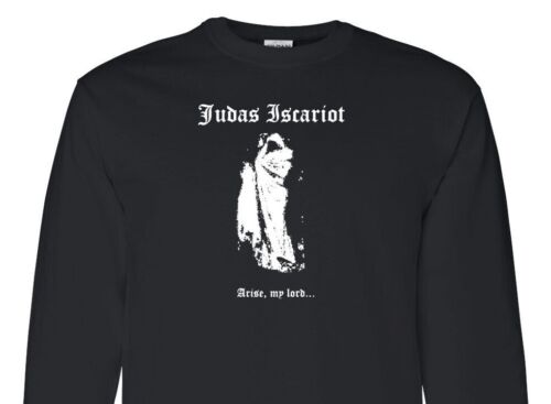 T-shirt a maniche lunghe Giuda Iscariota nero metallo - Foto 1 di 1