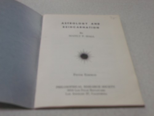 VINTAGE 1960 ASTROLOGIE UND REINKARNATION VON MANLY HALL BUCH - Bild 2 von 4