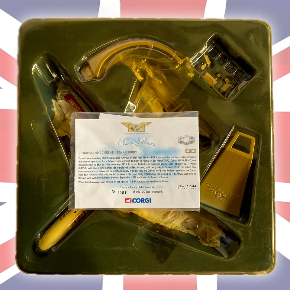 Corgi Aviation DH COMET 4B, G-APMC, BEA AIRTOURS, LGW.  STOCK NUEVO.  48506 Foto 4 de 4