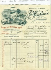 Dépt 52 - Chaumont Moulin Neuf - Très Belle Entête d'une Minoterie du 14/09/1905