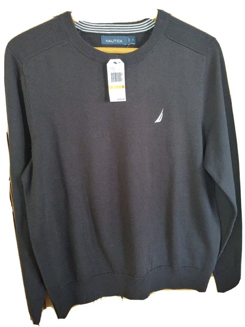 black nautica sweater
