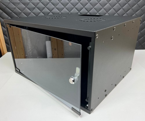 Rack Armadio Server Alloggiamento IN Acciaio 53,5cmx30,5cmx45cm Nero #10 - Zdjęcie 4 z 7