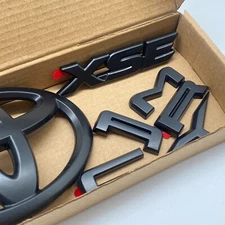 2018-2024 Matte Blackout Emblem Overlay Kit For Camry XSE Accessories Protector