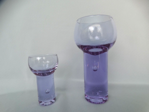 Arnolfo di Cambio Italian Neodymium Crystal Cordial Stem Designed By Sergio Arti - Picture 9 of 10
