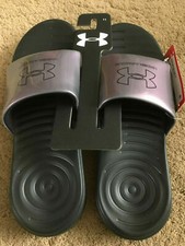 Under Armour Mens UA M ANSA LE SL Slides BLACK Size 11 3024199