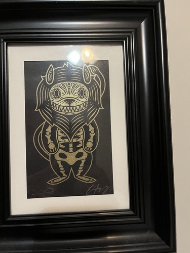 Ernesto Yerena Print Dead Relatives Collection Lion Rare Shephard Fairey Obey