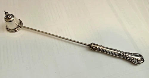 Gorham  Sterling Silver 9.5" Candle Snuffer Signed