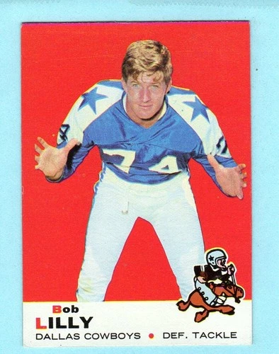 1969 TOPPS FOOTBALL #53 BOB LILLY DALLAS COWBOYS EX/MT/NM- (HOF)
