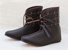 MEDIEVAL 100 Leather Shoes Hedeby Shoes Viking Renaissance boot larp SCA shoes