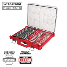 MILWAUKEE 48-22-9486 1/4/3/8dr Rat Socket Set PACKOUT(106-Piece)AUTH USA DEALER!