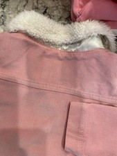 Oshkosh girls pink coat with furry collar 5 T new with tags