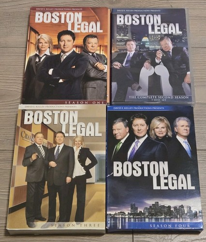 Boston Legal komplette Serie DVD Staffeln 1-4 1, 2, 3, 4