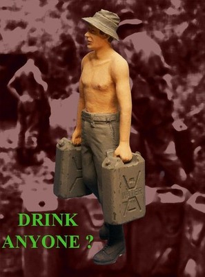 Callsign Models Water Carrier Vietnam 1:35 UNBEMALT Resin Figur Bausatz